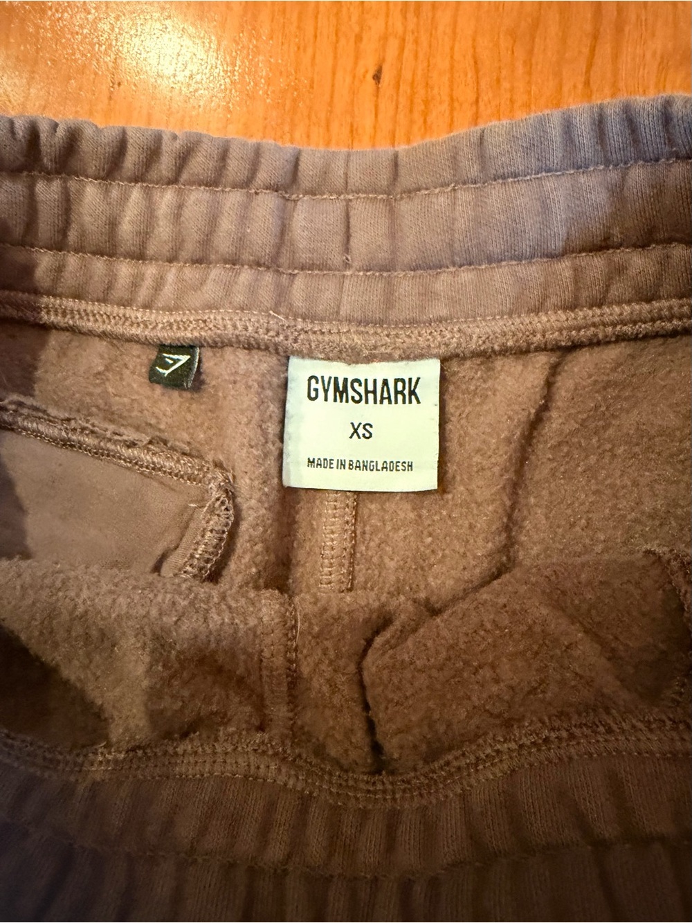 Gym shark Women’s high waisted sweat shorts brownish color size XS EUC - Picture 2 of 4